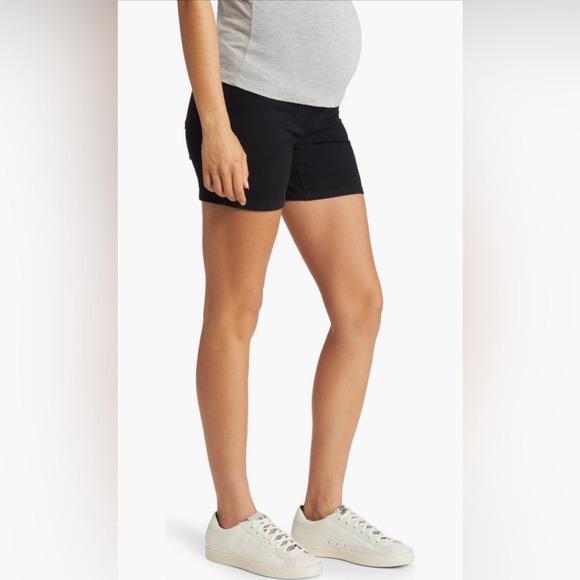 1822 designer maternity denim shorts - Picture 2 of 9